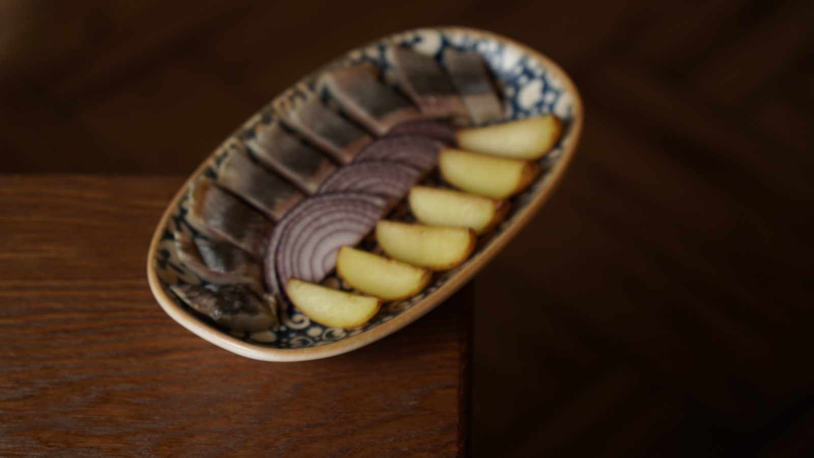 Сельдь с картофелем